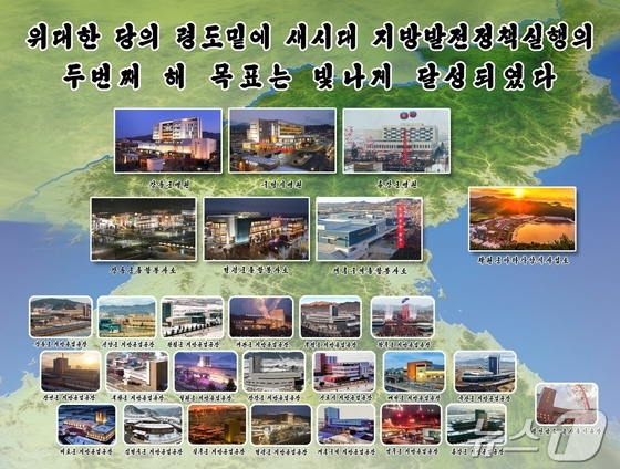  The Rodong Sinmun, the official newspaper of North Korea\'s Workers\' Party, proclaimed on Wednesday that the second-year goals of implementing the new era local development policy under the leadership of the great Party had been brilliantly achieved / Rodong Sinmun