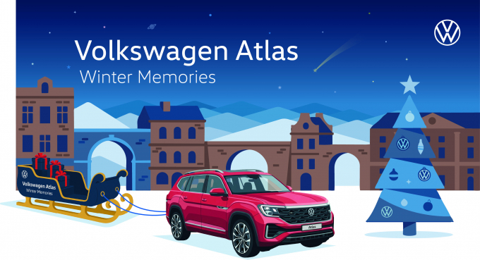 폭스바겐코리아가 여주 루덴시아 테마파크에서 아틀라스 윈터 메모리즈 전시를 진행한다. /사진=폭스바겐코리아