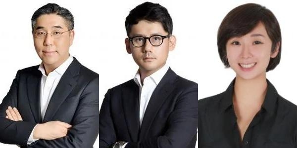 왼쪽부터 김덕주 대표, 서민성 대표, 이승민 대표 ⓒ 신세계인터내셔날