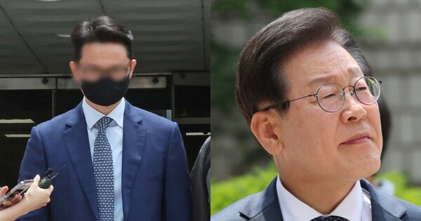 윤영호 전 세계평화통일가정연합 세계본부장(왼쪽), 이재명 대통령(오른쪽). ⓒ뉴스1