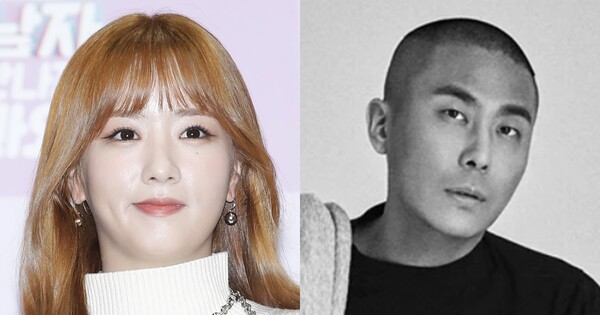 에이핑크 윤보미(왼쪽), 작곡가 라도. ⓒ뉴스1, 하이업엔터테인먼트 캡쳐
