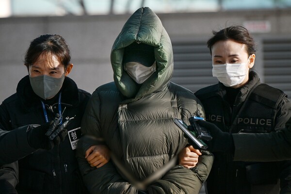 26일 구속 전 피의자 심문(영장실질심사)에 출석한 황하나 씨. ⓒ뉴스1  