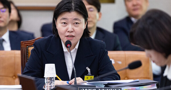 임은정 서울동부지검장이 2025년 10월23일 서울 여의도 국회에서 열린 법제사법위원회의 서울고등검찰청 등에 대한 국정감사에서 의원 질의에 답하고 있다. ⓒ 뉴스1