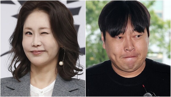 배우 신은경과 개그맨 이진호. ⓒ뉴스1 