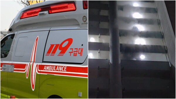 기사와 상관 없는 자료사진(왼), 27일 화재가 발생한 현장(오). ⓒ뉴스1, SBS 뉴스 