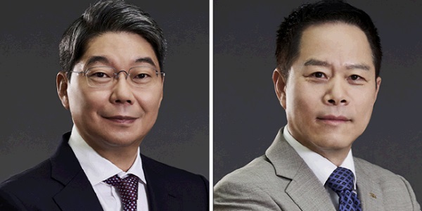 광동제약 각자대표 최성원 회장(왼쪽)과 박상영 사장 ⓒ 광동제약