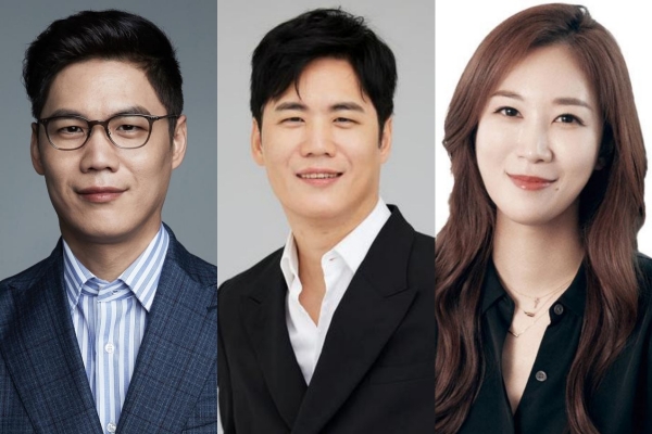 한세그룹 오너 2세 삼남매. 왼쪽부터 김석환 부회장, 김익환 부회장, 김지원 대표. 