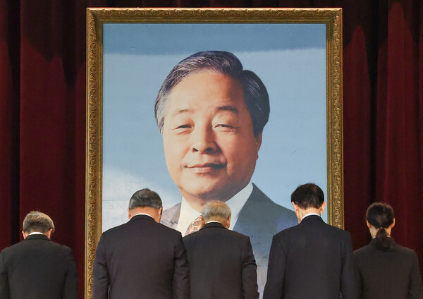 김영삼 대통령 서거 10기 추모식. ⓒ뉴스1