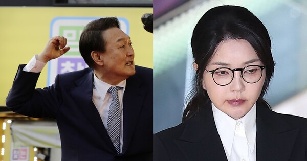 윤석열 전 대통령(왼쪽), 김건희 여사. ⓒ뉴스1