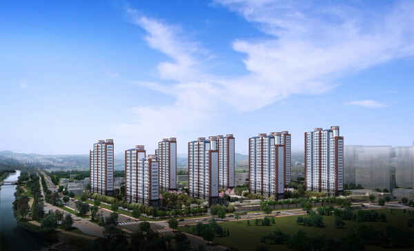 사진 = 금성백조 ’안성 아양 금성백조 예미지’ 투시도