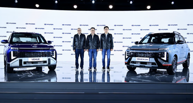 현대차 인도법인이 지난달 4일현지시간 디 올 뉴 베뉴를 출시했다 사진현대차