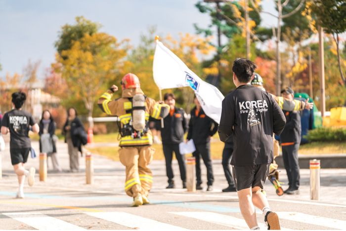 지난 11월 진행된 ‘119 메모리얼데이’ 행사 현장 모습.ⓒLG유플러스