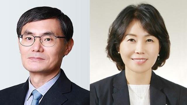 김성식 신임 예금보험공사 사장 내정자(왼쪽)와 김은경 신임 서민금융진흥원장 및 신용회복위원장 내정자(오른쪽) ⓒ금융위원회