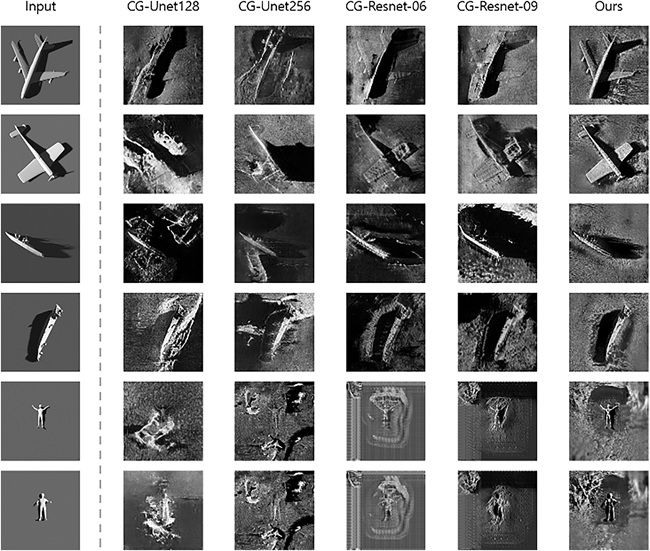 다양한 방법으로 생산한 사이드 스캔 소나 이미지. ⓒ한국해양과학기술원