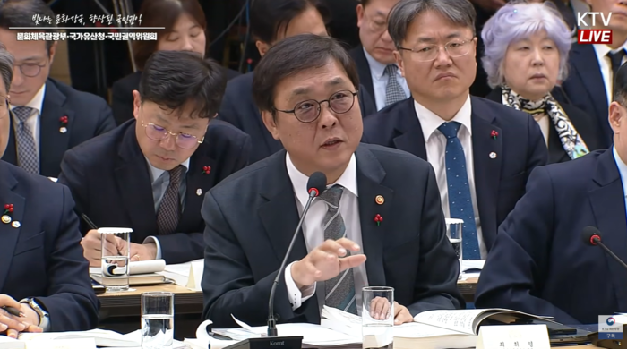 최휘영 문화체육관광부 장관이 16일 정부세종컨벤션센터에서 2026년도 주요 업무계획을 보고했다.