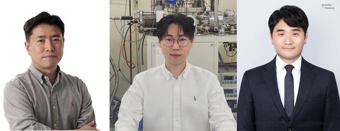 왼쪽부터 김용태 교수, 곽재익 박사, 정상문 연구교수