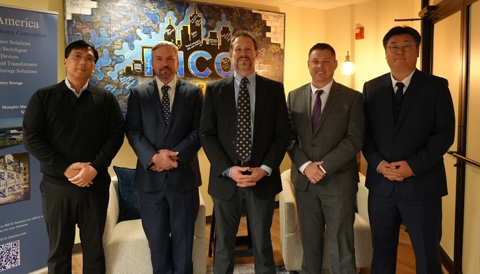 올해의 자랑스러운 효성인상 수상자 5인. 왼쪽부터 브랜든 김PM, 알렉스 에버트PL, 빈스 키오도상무, 라이언 번스PL, 김형규 PL. 효성