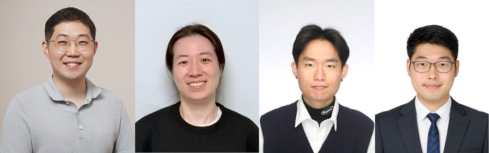 왼쪽부터 강대식 포스텍 교수, 박지은 박사, 아주대 김민호·김태위 박사