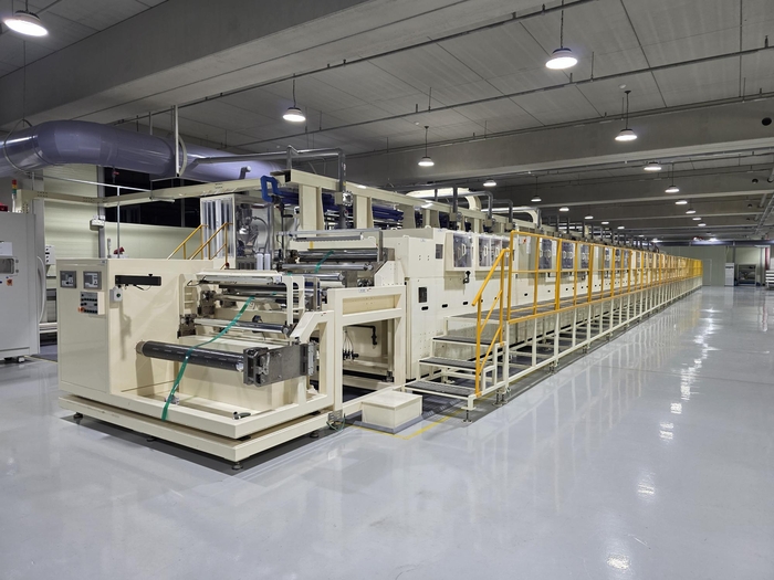 태성 이차전지 복합동박 제조용 설비. (태성 제공)