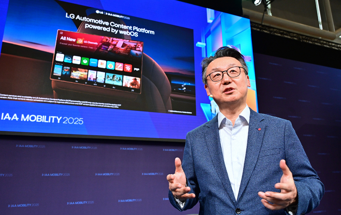 은석현 LG전자 VS사업본부장이 지난 9월 'IAA 2025'에서 SDV 시대를 맞이하는 LG전자의 차별화된 강점, 미래 모빌리티 비전 등을 공유했다.