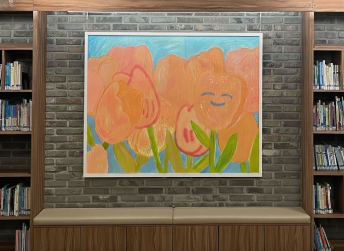 e편한세상 송도 커뮤니티 카페 '더테라스'에 열린 아파트너의 프라이빗 갤러리 프로젝트 OUUM.