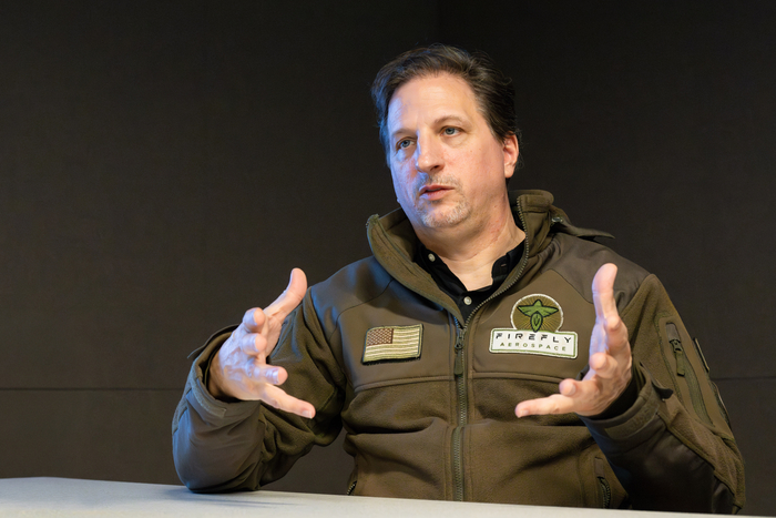 톰 마르쿠식 박사가 12일 앤시스코리아 본사에서 진행된 인터뷰에서 답변하고 있다. (제공: 앤시스코리아)