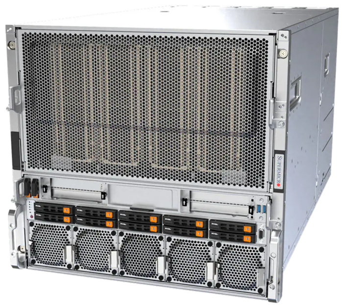 AMD Instinct™ MI355X GPU 탑재한 슈퍼마이크로 공랭식 시스템