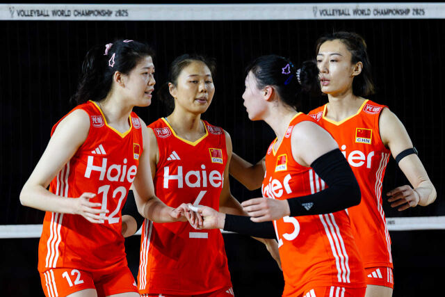중국 여자배구 대표팀./FIVB