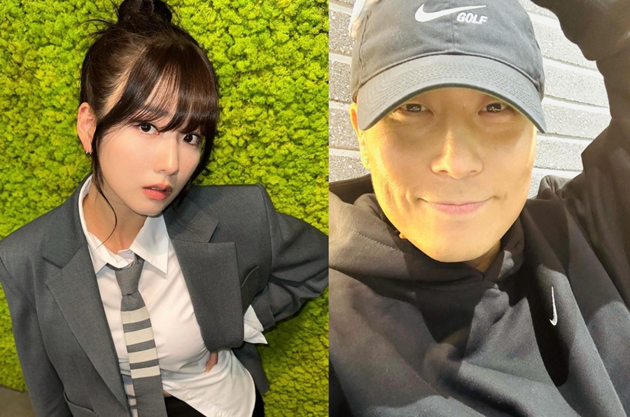 윤보미(왼쪽)와 프로듀서 라도가 열애를 인정했다. 사진출처=윤보미·라도 SNS