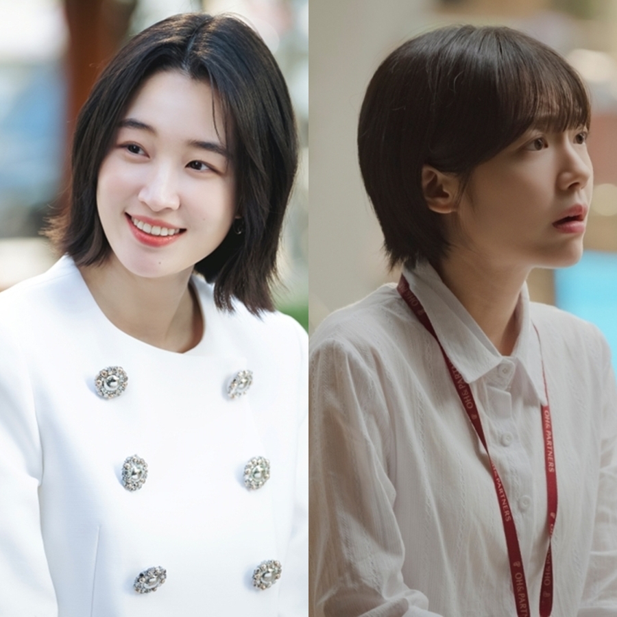 '경도를 기다리며'의 원지안(왼쪽)과 '프로보노'의 소주연. 사진제공=JTBC·tvN