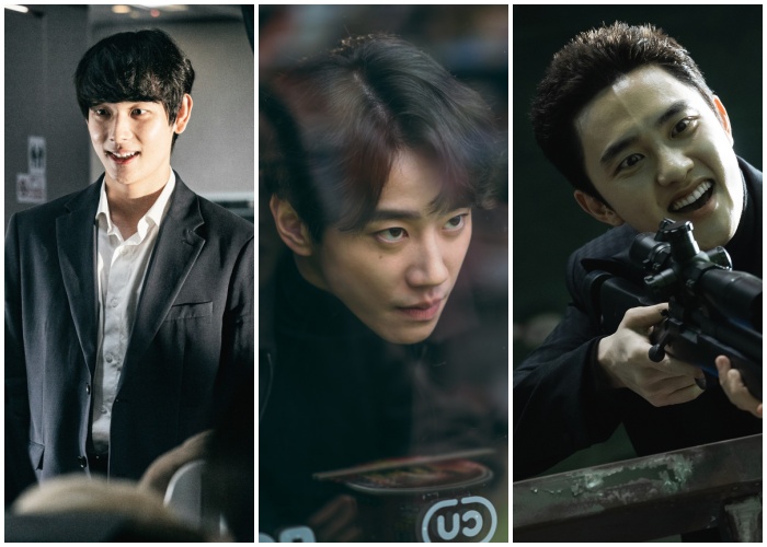 '비상선언'의 임시완, '용감한 시민'의 이준영, '조각도시'의 도경수.(왼쪽부터) 사진제공=쇼박스·마인드마크·디즈니+