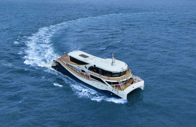 부산항만공사(BPA)의 전기 추진 항만 안내선인 ‘e-그린호’. 사진제공=BPA