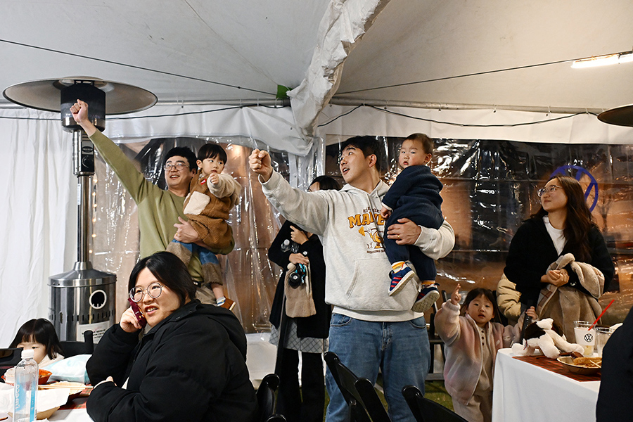 폭스바겐코리아 아틀라스 윈터 글램핑. 사진: 김학수 기자