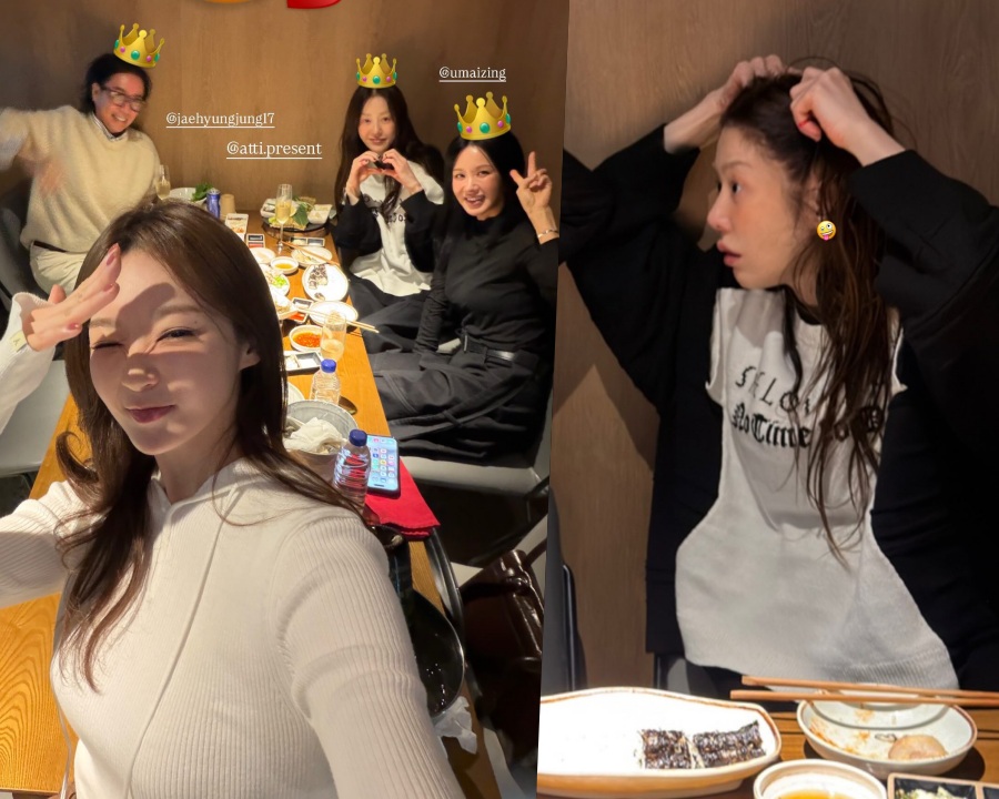 고현정 송년회 / 사진 : 고현정, 강민경 인스타그램