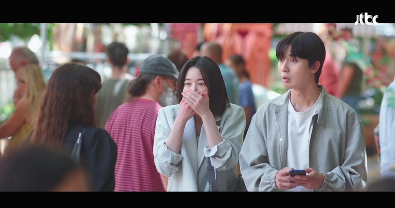 박서준 원지안 경도를 기다리며 / 사진 제공: JTBC 토일드라마 「경도를 기다리며」 영상 캡처