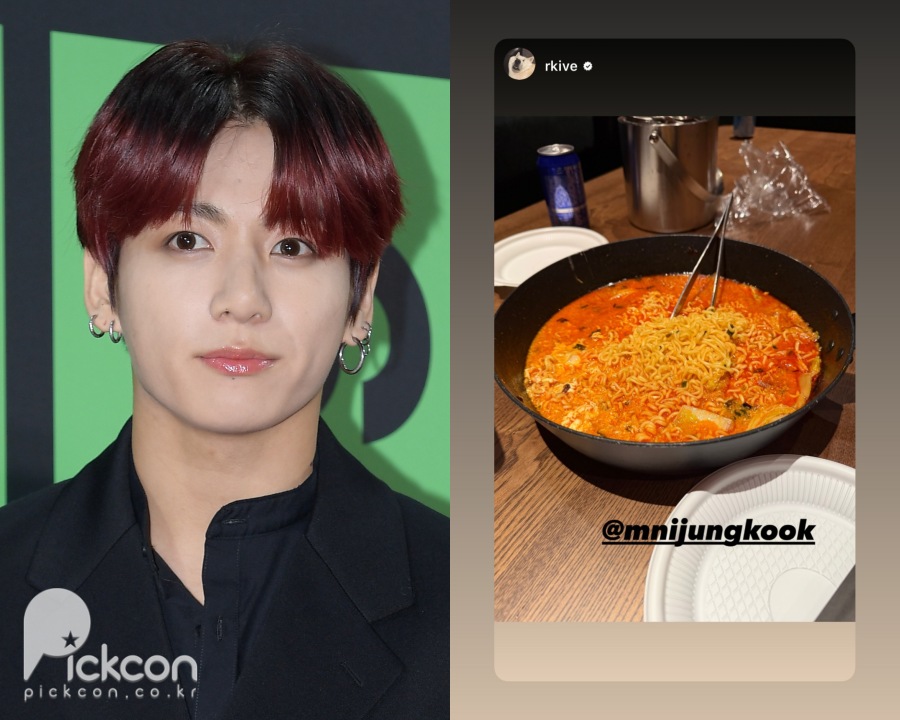  引用：Pickcon、ジョングクのInstagramアカウント