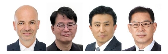 왼쪽부터 만프레드 하러 현대차·기아 제조부문장 사장(왼쪽부터), 정준철 현대차·기아 제조부문장, 윤승규 기아 북미권역본부장 겸 기아미국 법인장 사장, 이보룡 현대제철 대표이사 내정자. (사진=현대차그룹) 