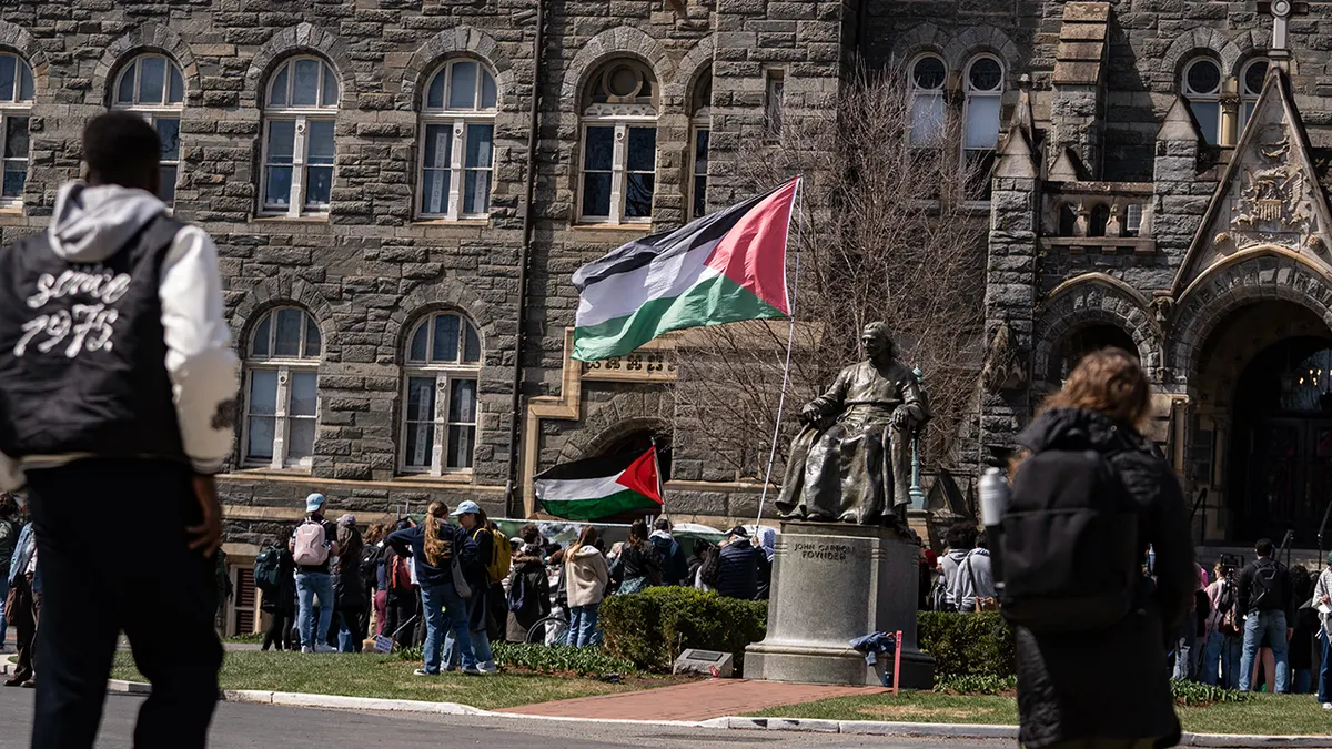 Anti-Israel agitators on campus