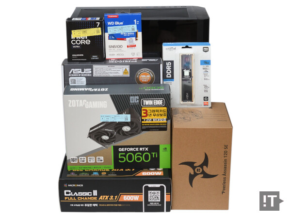 ‘200만원’ 예산에서 구성한 PC의 주요 부품들 / 권용만 기자