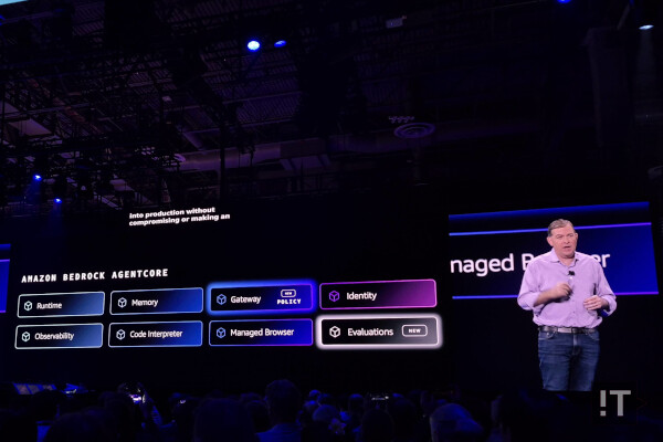 아마존 베드록 에이전트코어에는 ‘정책’과 ‘평가’ 기능이 추가됐다. / 라스베이거스=권용만 기자