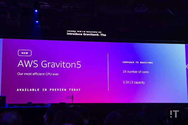 AWS 그래비톤5 프로세서 주요 특징 / 라스베이거스=권용만 기자