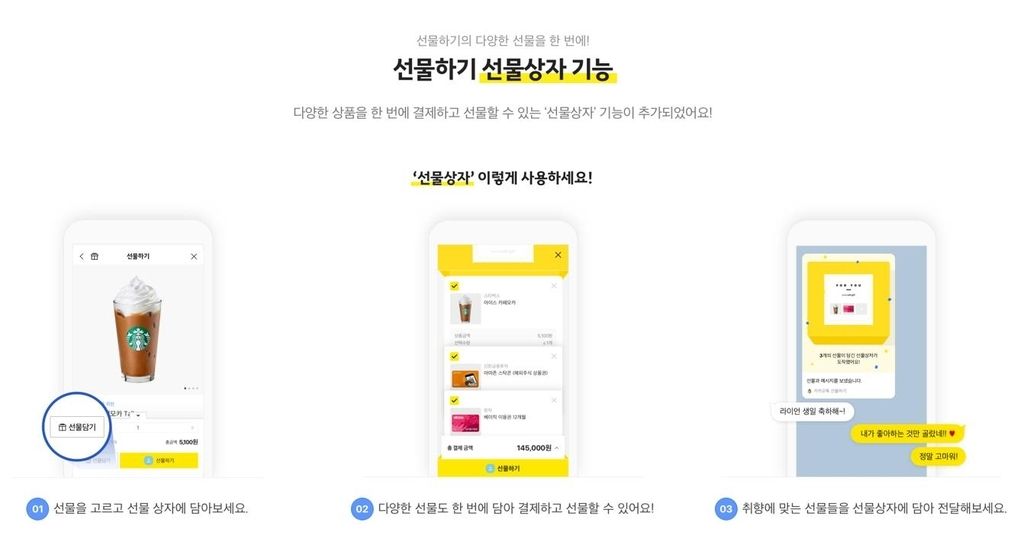One of the features of KakaoTalk, Korea's most popular instand messaging service, include 