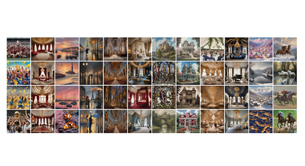 스웨덴 연구진이 생성형 AI의 반복 학습이 결국 12가지 이미지 스타일로 수렴한다는 연구 결과를 발표했다. [사진: 패턴]