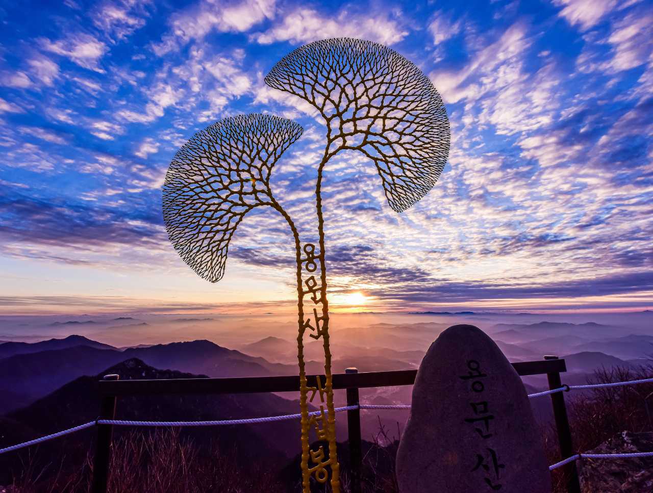 환상적인 일출