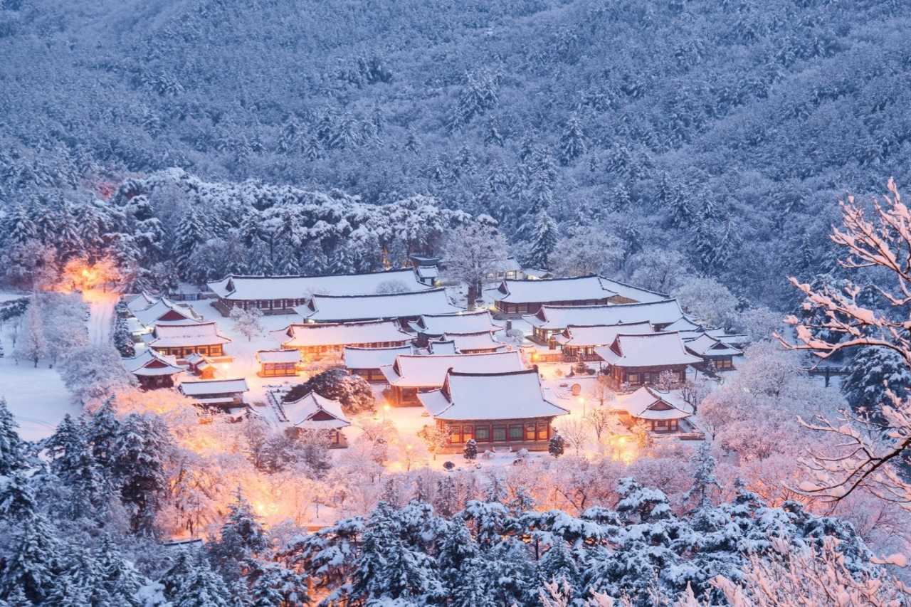 설국 산사 / 사진=경북나드리 2021년 입선 장원정