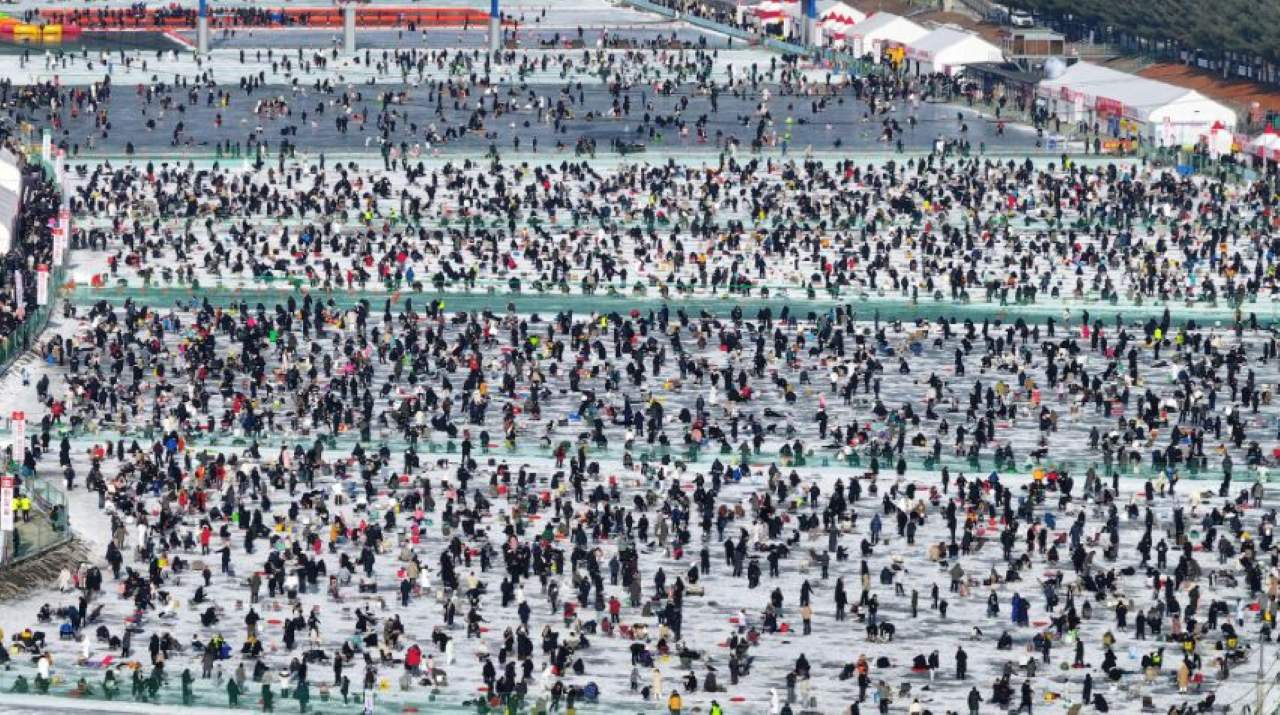 2025 화천산천어축제장 전경 / 사진=공공누리@화천군