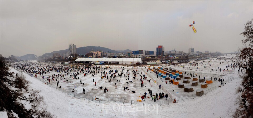 홍천강꽁꽁축제/사진=홍전군