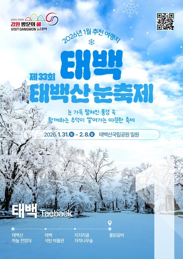 눈축제 포스터