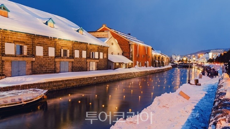 북해도 오타루운하 오키나와 만좌모 /사진-노랑풍선