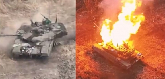 무적의 전차'라더니…러 최신예 T-90M 100대 파괴됐다